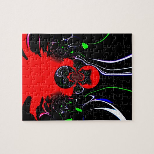 Kaleidoscope Fluid Art Print Legpuzzel (Horizontaal)