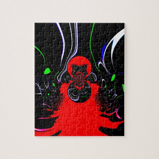 Kaleidoscope Fluid Art Print Legpuzzel (Verticaal)