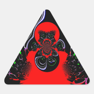 Kaleidoscope Fluid Art Print Sticker