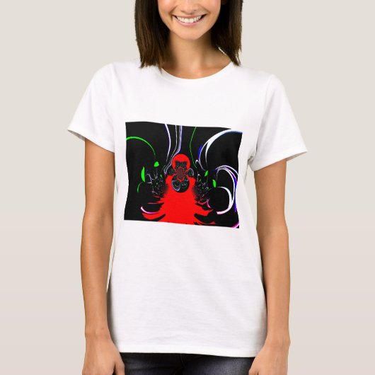 Kaleidoscope Fluid Art Print T-shirt (Voorkant)