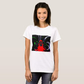 Kaleidoscope Fluid Art Print T-shirt (Voorkant volledig)