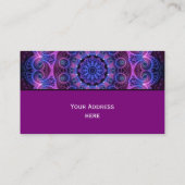Kaleidoscope Fractal - Hearts Mandala + jouw tekst Visitekaartje (Achterkant)
