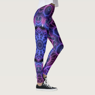 Kaleidoscope Fractal - Hearts Mandala + uw ideeën Leggings