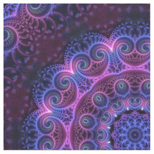 Kaleidoscope Fractal - Hearts Mandala + uw ideeën Stof