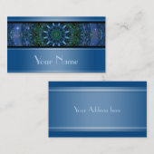 Kaleidoscope Fractal Mandala VII + jouw tekst Visitekaartje (Voorkant / Achterkant)