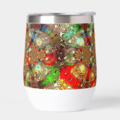 "Kaleidoscope Fury" (11oz.) Stemless Tumbler (Links)