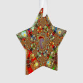 "Kaleidoscope Fury" Acryl Ornament (voorkant)