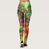 "Kaleidoscope Fury" Comfort Leggings (Achterkant)