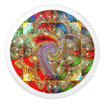 "Kaleidoscope Fury" keramische meeuw