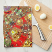 "Kaleidoscope Fury" Keukenhanddoek (Quarter Fold)