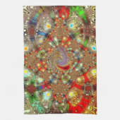 "Kaleidoscope Fury" Keukenhanddoek (Verticaal)