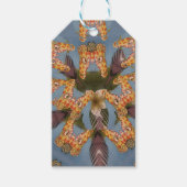 Kaleidoscope Giraffe Mandala: Abstracte Safari kun Cadeaulabel (Voorkant)