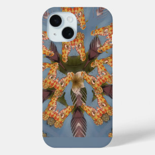 Kaleidoscope Giraffe Mandala: Abstracte Safari kun iPhone 15 Case