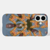 Kaleidoscope Giraffe Mandala: Abstracte Safari kun Case-Mate iPhone Case (Achterkant (horizontaal))