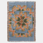 Kaleidoscope Giraffe Mandala: Abstracte Safari kun Deken (Voorkant Verticaal)