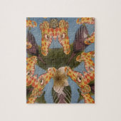 Kaleidoscope Giraffe Mandala: Abstracte Safari kun Legpuzzel (Verticaal)