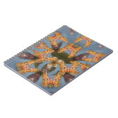 Kaleidoscope Giraffe Mandala: Abstracte Safari kun Notitieboek (Linkerzijde)