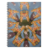 Kaleidoscope Giraffe Mandala: Abstracte Safari kun Notitieboek (Voorkant)
