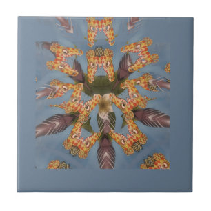 Kaleidoscope Giraffe Mandala: Abstracte Safari kun Tegeltje