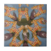 Kaleidoscope Giraffe Mandala: Abstracte Safari kun Tegeltje (Voorkant)