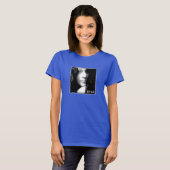 Kaleidoscope Girl: Basic Dark Crew Neck T-shirt (Voorkant volledig)