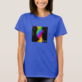 Kaleidoscope Girl: Basic Dark Crew Neck T-shirt