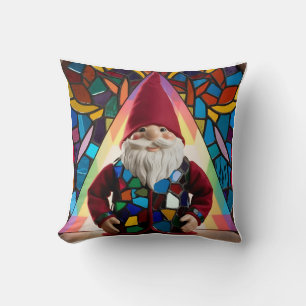 Kaleidoscope Gnome Landscape: Licht Show Kussen