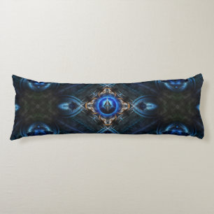 Kaleidoscope Golden Blue x75 Body Pillow Lichaamskussen