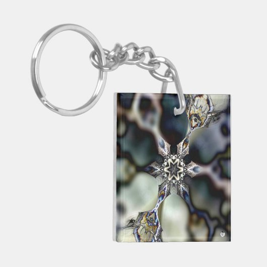 "Kaleidoscope Graphics No.1 Shifting Glass" Sleutelhanger (Voorkant Links)