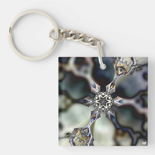 "Kaleidoscope Graphics No.1 Shifting Glass" Sleutelhanger (Voorkant)