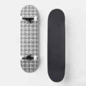 Kaleidoscope Grau Skateboard (Voorkant)