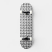 Kaleidoscope Grau Skateboard (Voorkant)