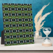 Kaleidoscope Grün Fotoplaat (Zijkant)