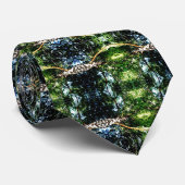 Kaleidoscope Grün Stropdas (Opgerold)