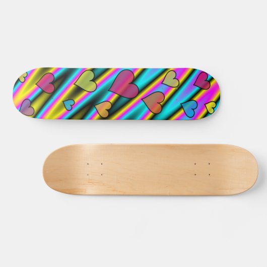 Kaleidoscope Hearts Persoonlijk Skateboard (Horizontaal)