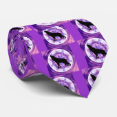 Kaleidoscope Howling Wolf Stropdas (Opgerold)