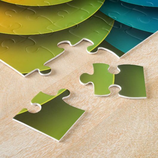 Kaleidoscope Jigzaag Puzzle Legpuzzel (Zijkant)