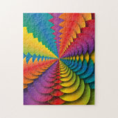Kaleidoscope Jigzaag Puzzle Legpuzzel (Verticaal)