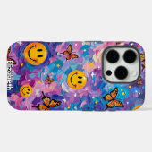Kaleidoscope Joy: Butterfly Smile Galaxy Case-Mate iPhone Case (Achterkant (horizontaal))