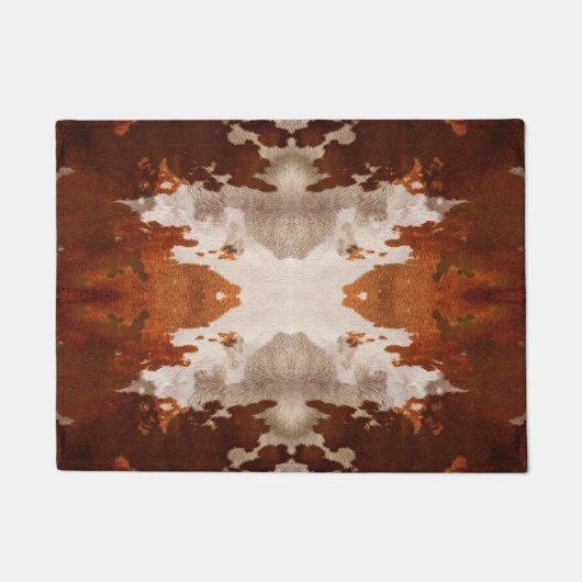Kaleidoscope Koeienhuid Patroon Deurmat (Voorkant)