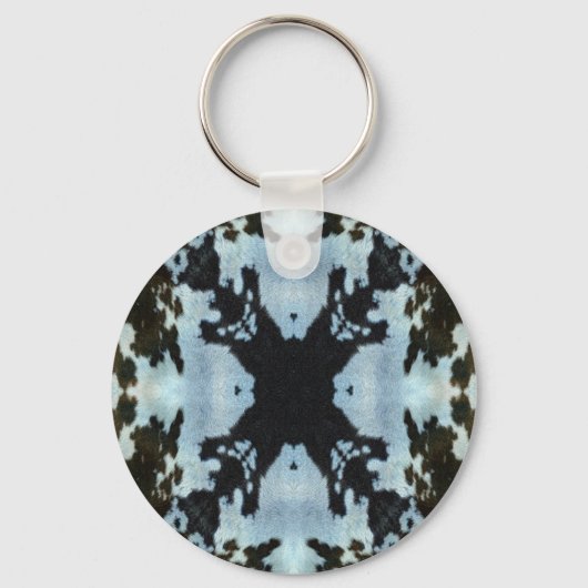 Kaleidoscope koeienhuid sleutelhanger (Voorkant)