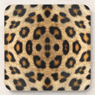 Kaleidoscope Leopard Fur Pattern Drankjes Onderzetter