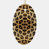 Kaleidoscope Leopard Fur Pattern Keramisch Ornament (Rechts)