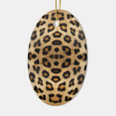 Kaleidoscope Leopard Fur Pattern Keramisch Ornament (Links)