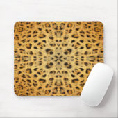 Kaleidoscope Leopard Fur Pattern mousepad Muismat (Met muis)