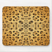Kaleidoscope Leopard Fur Pattern mousepad Muismat (Voorkant)