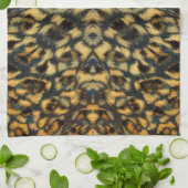 Kaleidoscope Leopard Fur Pattern Theedoek (Gevouwen)