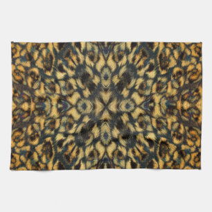 Kaleidoscope Leopard Fur Pattern Theedoek