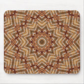 Kaleidoscope Light Brown Star Muismat (Voorkant)