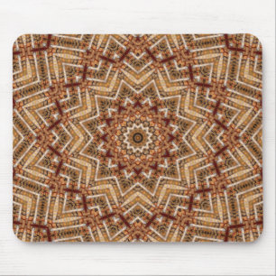 Kaleidoscope Light Brown Star Muismat